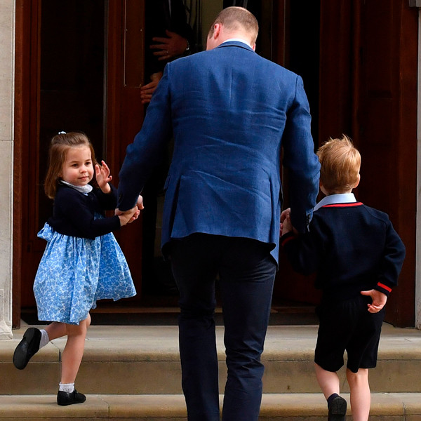 Princess Charlotte, Prince William, Prince George Princess Charlotte, Prince William, Prince George